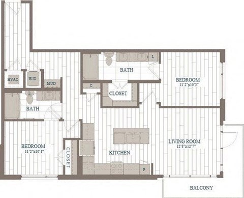 The Hudson Gotham Floor Plan